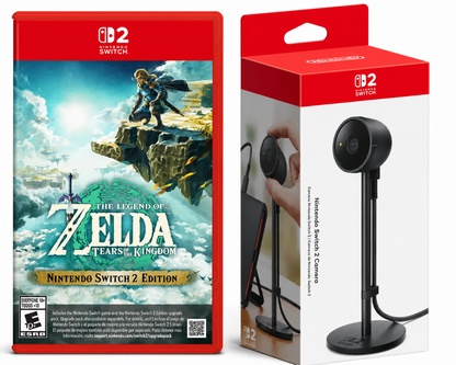 Nintendo Switch 2 Zelda Bundle – The Legend of Zelda: Tears of the Kingdom (US Edition) with Nintendo Switch 2 Camera