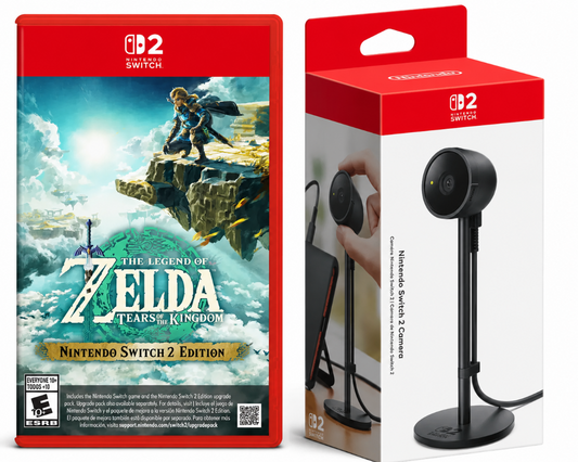 Nintendo Switch 2 Zelda Bundle – The Legend of Zelda: Tears of the Kingdom (US Edition) with Nintendo Switch 2 Camera