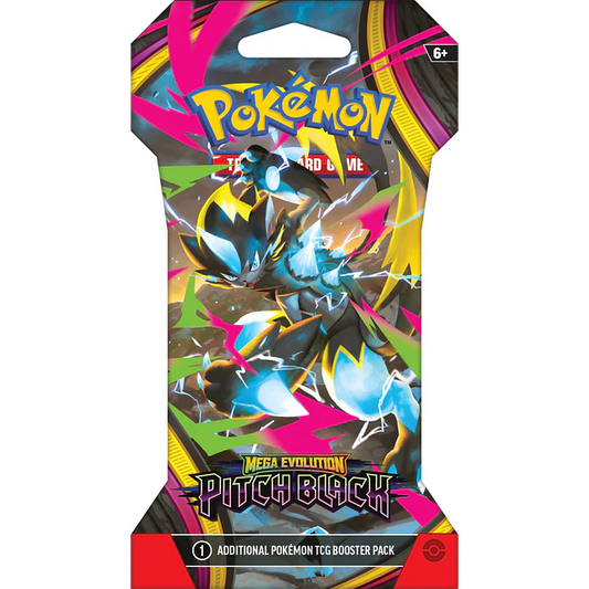 Pokemon TCG: Mega Evolution - Pitch Black Sleeved Booster Pack (SPANISH) (LATAM)