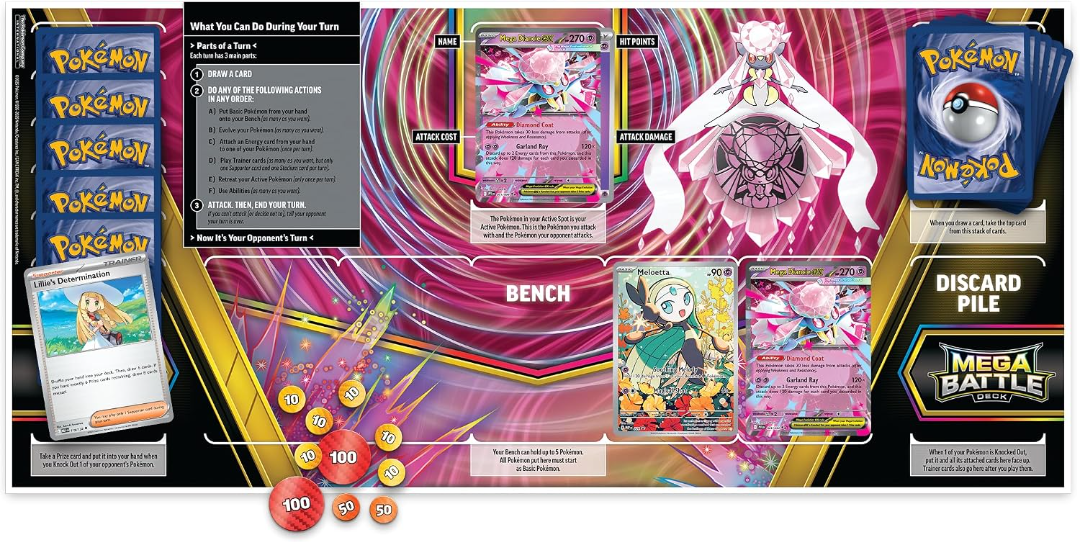 Pokemon TCG: Mega Battle Deck—Mega Diancie ex (US)
