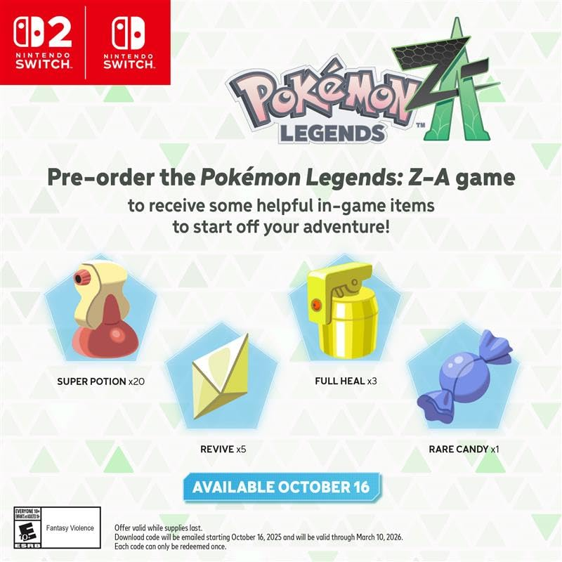Pokémon Legends: Z-A (UAE)