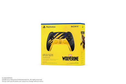 PlayStation DualSense Wireless Controller – Marvel’s Wolverine Battle Yellow Limited Edition (US)