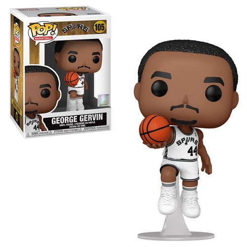 Legends #105 - George Gervin (San Antonio Spurs Home Jersey)  - Funko Pop! NBA*