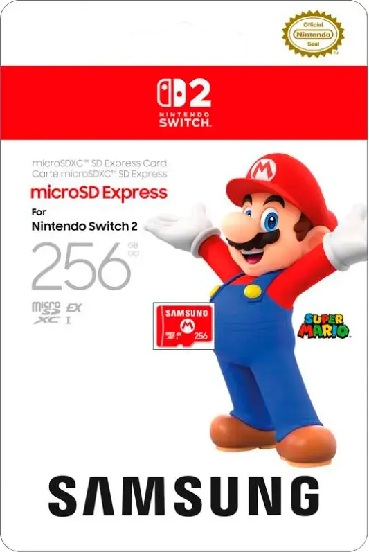 Samsung microSD Express Card – 256GB - Nintendo Switch 2 (US)