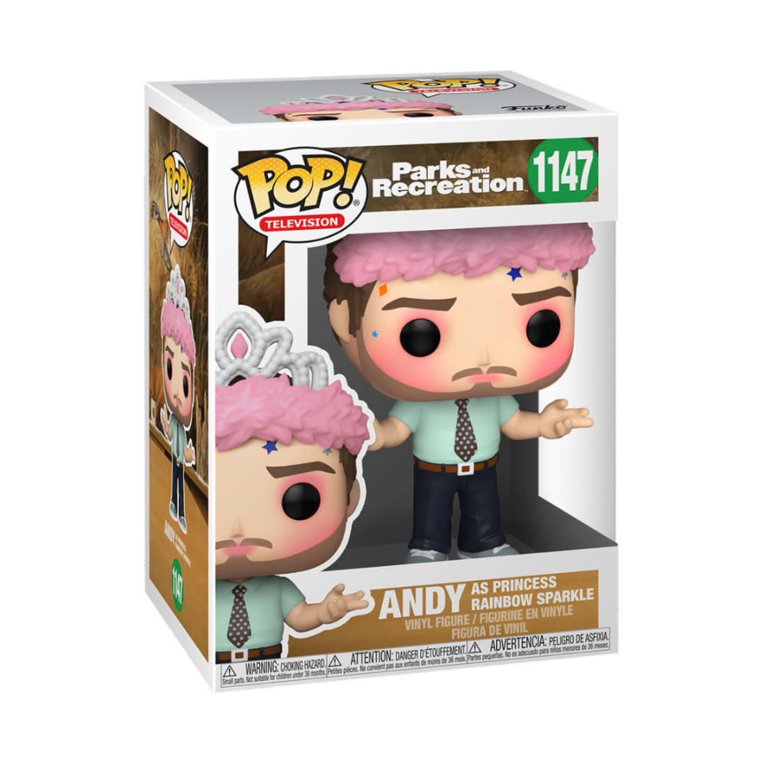 Parks and Rec #1147 - Andy as Princess Rainbow Sparkle - Funko Pop! TV*