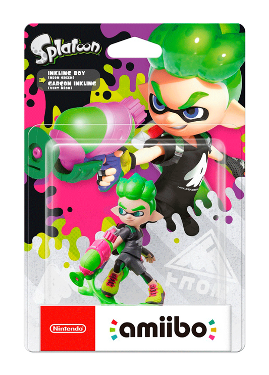 Amiibo Inking Boy Neon Green (Splatoon) (EUR)