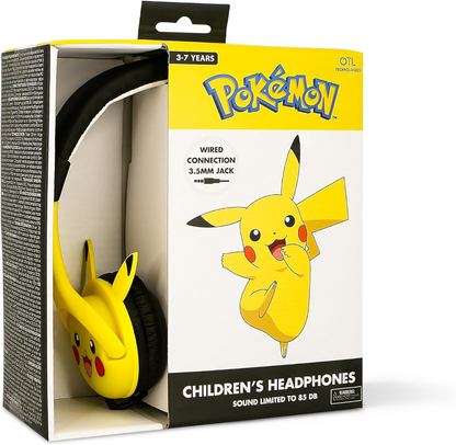 Pikachu moulded ears childrens headphones (EUR)