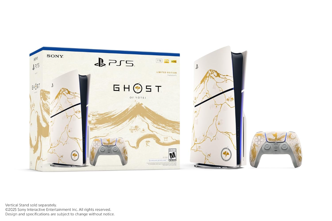 PlayStation 5 Console – Ghost of Yotei Gold Limited Edition Bundle (US)