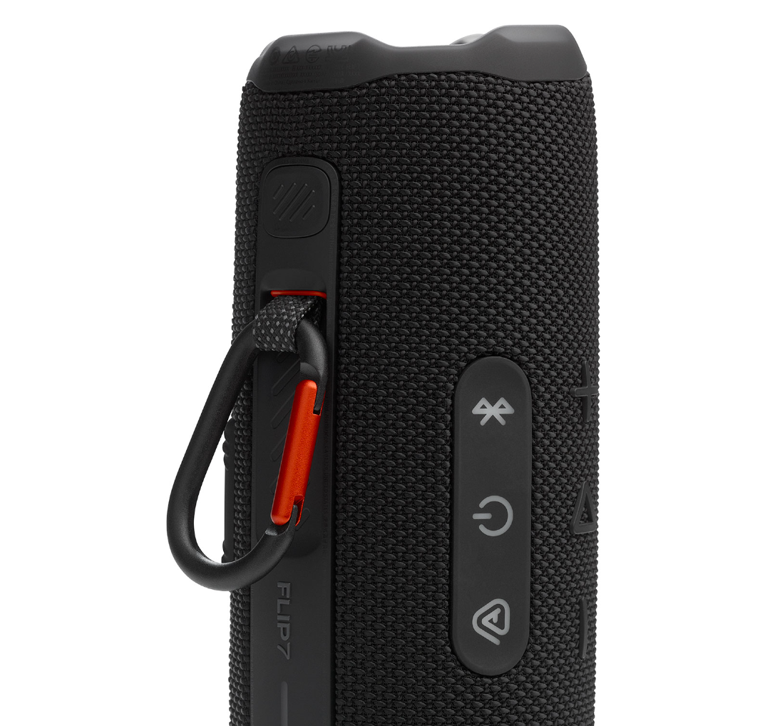 JBL Flip 7 Black Portable Bluetooth Speaker (US)