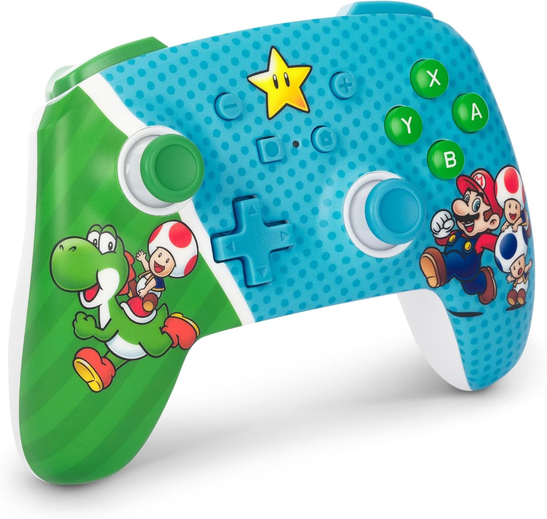 PowerA Enhanced Wireless Controller for Nintendo Switch - Super Star Friends (US)