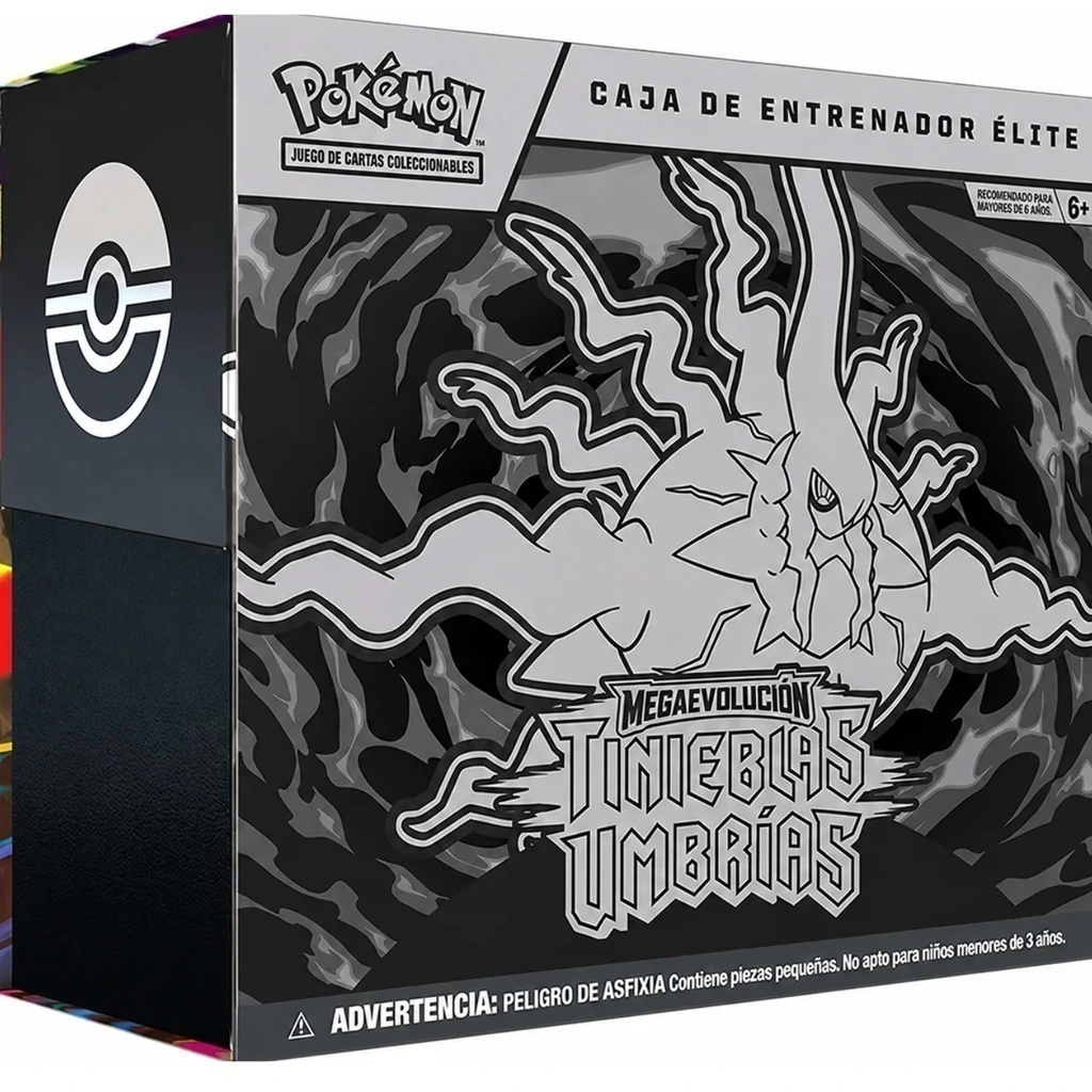 Pokemon TCG: Mega Evolution - Pitch Black - Elite Trainer Box (SPANISH) (LATAM)