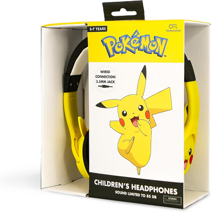Pikachu moulded ears childrens headphones (EUR)