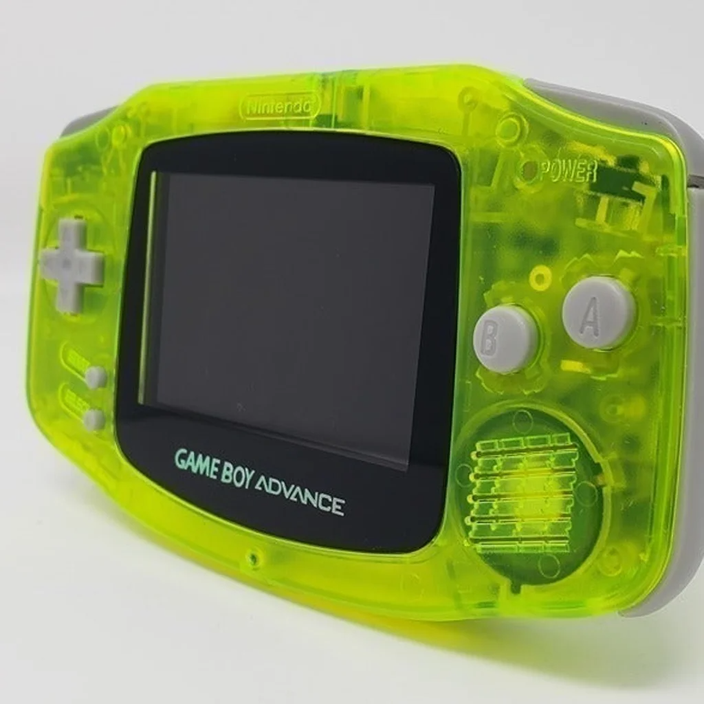 Nintendo Gameboy Advance - Transparent Neon Green (Renewed)