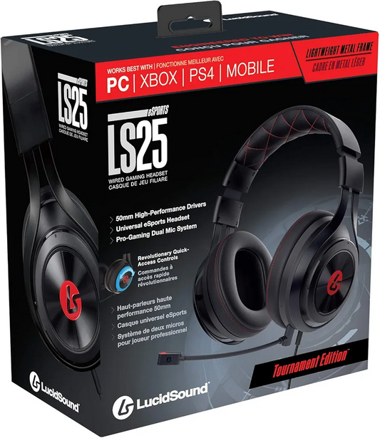 LucidSound LS25BK Gaming Headset  (US)