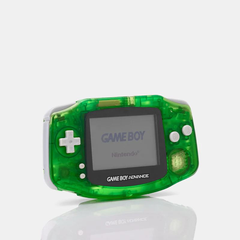 Nintendo Game Boy Advance -Transparent Dark Green (Renewed)
