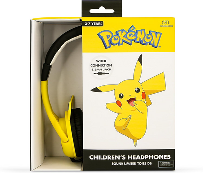 Pikachu moulded ears childrens headphones (EUR)