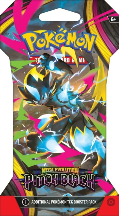 Pokemon TCG: Mega Evolution - Pitch Black Sleeved Booster Pack (US)