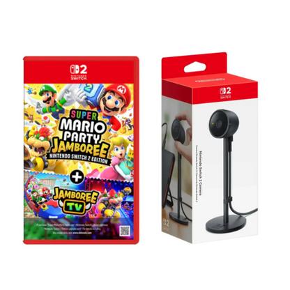 Super Mario Party Jamboree + Jamboree TV (UAE) & Nintendo Switch 2 Camera Bundle