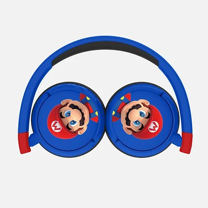 Super Mario Blue Kids Wireless Headphones (EUR)