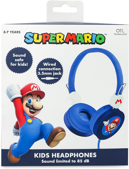 OTL Technologies Super Mario Children's Wired Headphones Blue (EUR)