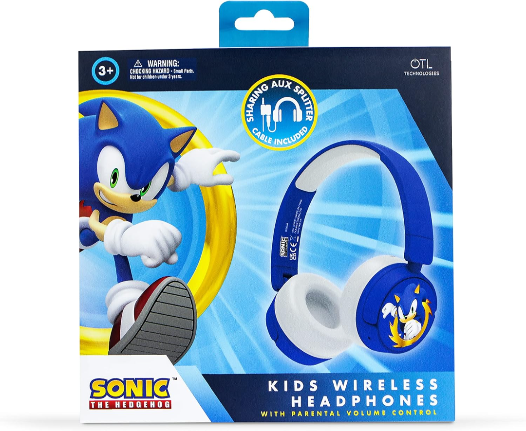 OTL - Sonic The Hedgehog Kids Wireless Headphones Blue (EUR)