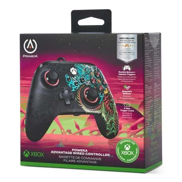 PowerA Advantage Wired Controller for Xbox Series X|S - Cosmic Clash (US)