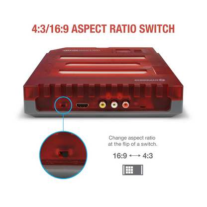 Hyperkin RetroN 3 HD 3-in-1 Retro Gaming Console for NES, Super Famicom, and Genesis/Mega Drive (Jasper Red) - Super NES*