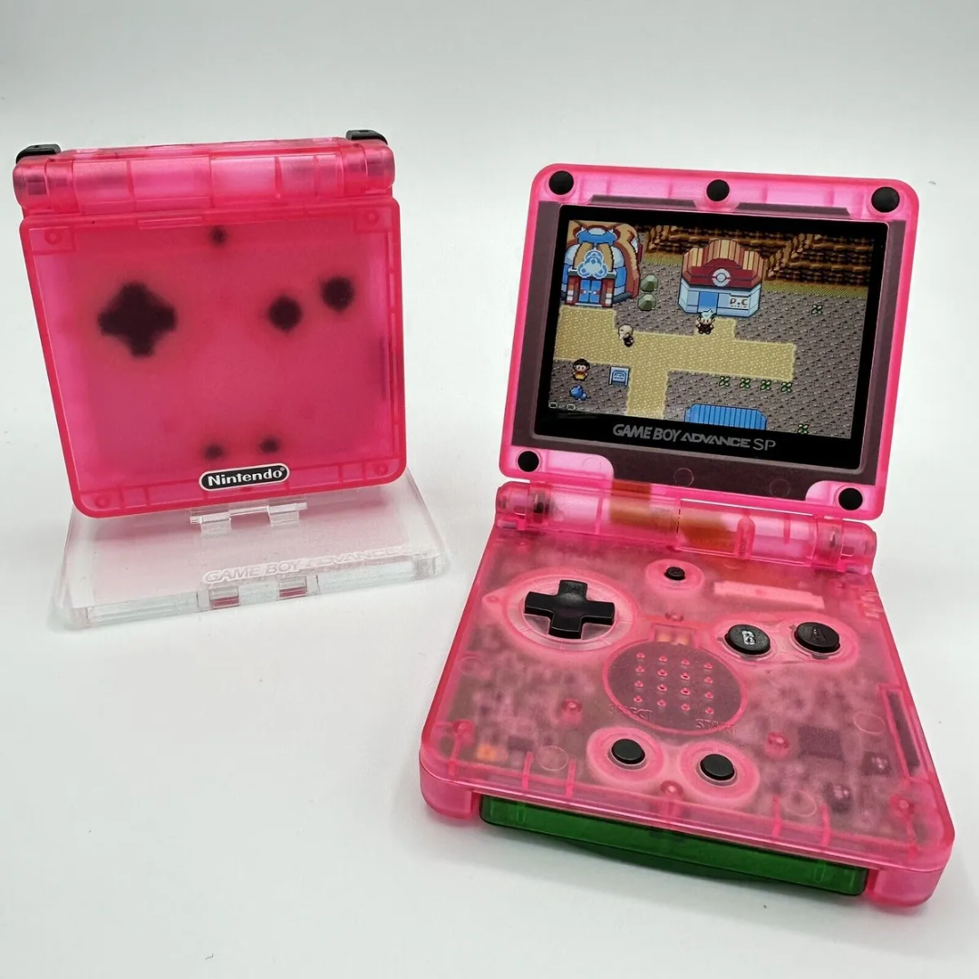 Nintendo Game Boy Advance SP Transparent Pink (Renewed)