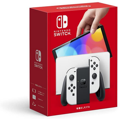 Nintendo Switch – OLED Model with White Joy-Con (JP) + Zelda: Tears of The Kingdom (US)