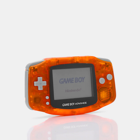 Nintendo Gameboy Advance Console - Transparent Orange (Renewed)