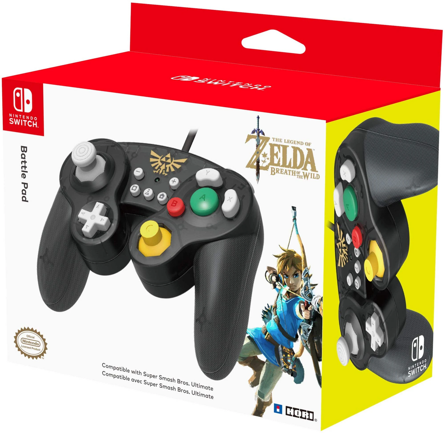 Battle Pad The Legend Of Zelda GameCube Style Controller - Nintendo Switch*