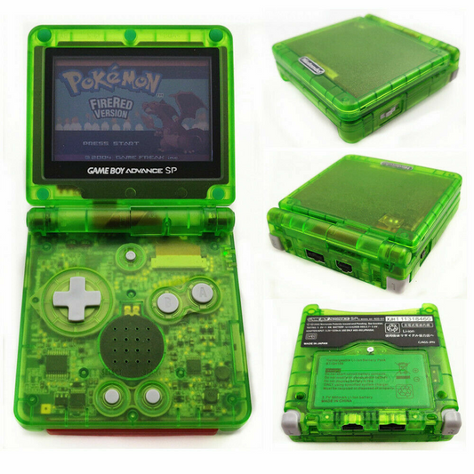 Nintendo Game Boy Advance SP Transparent Green (Renewed)