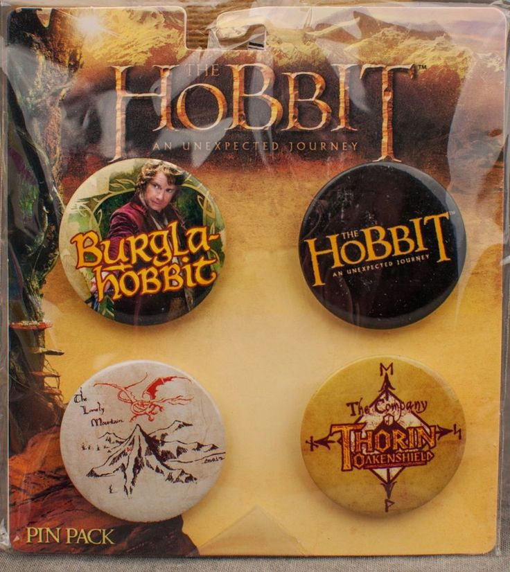 The Hobbit pin pack
