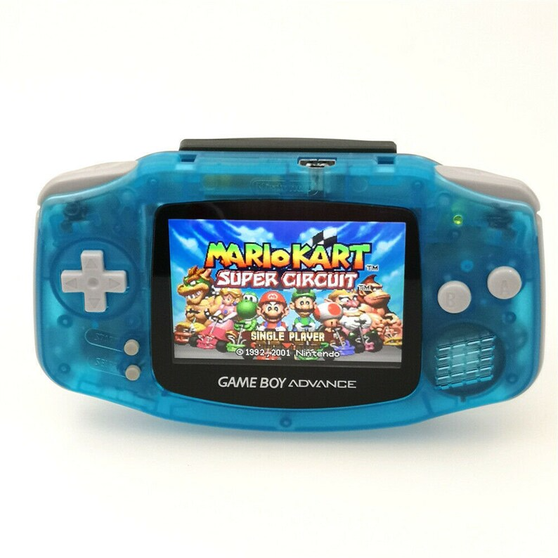 Nintendo Game Boy Advance Clear Blue (Renewed)