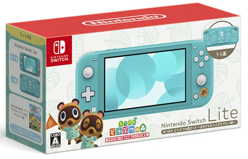 Nintendo Switch Lite With Animal Crossing - Turquoise (JP)*