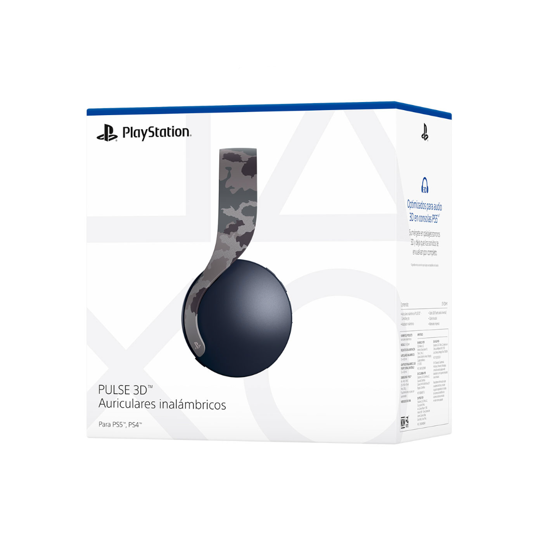 PlayStation PULSE 3D Wireless Headset – Gray Camo (LATAM)