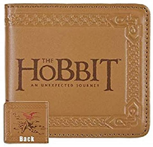 The Hobbit Movie Leather Bi-Fold Wallet (Brown, One Size)