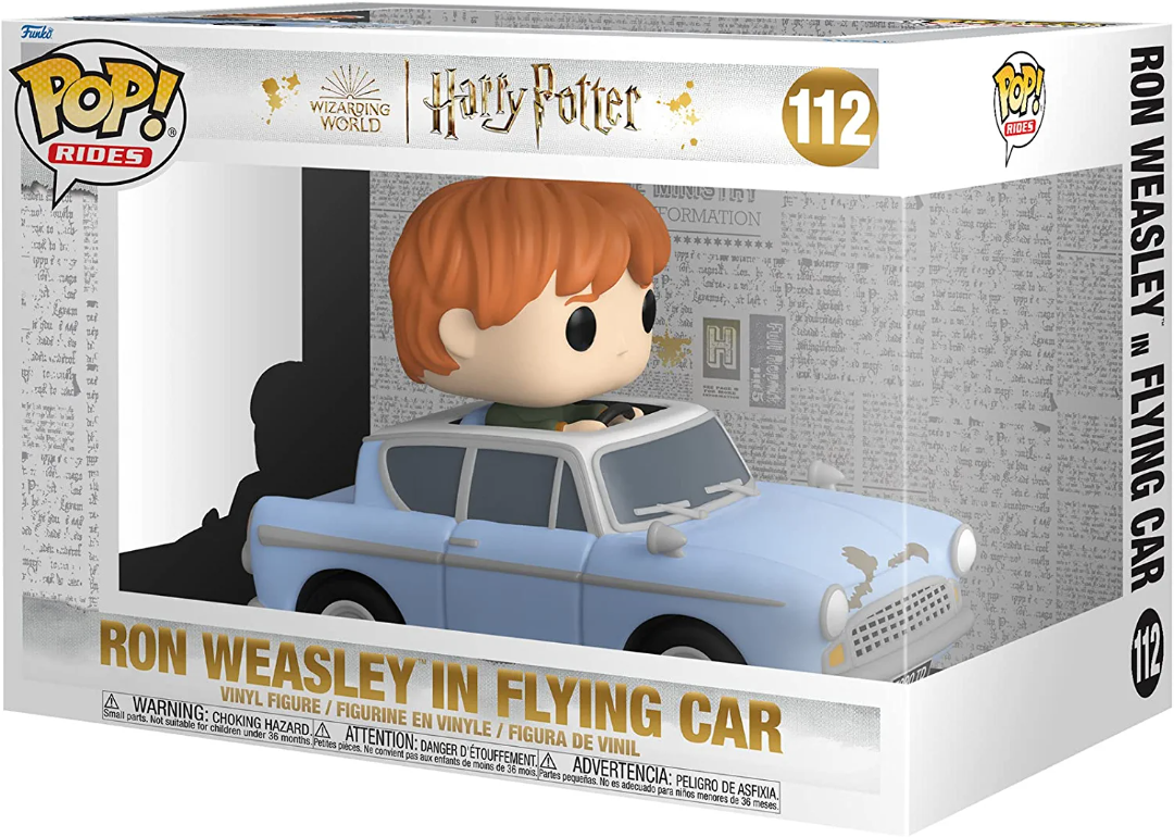 Harry Potter: Chamber of Secrets 20th Anniversary #112 - Ron Weasley in Flying Car - Funko Pop! Movies