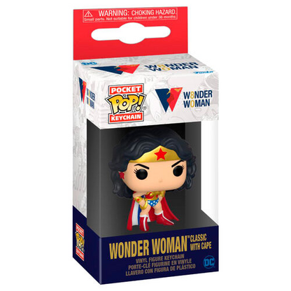 Wonder Woman 80th - Wonder Woman (Classic with Cape) - Funko Pocket Pop! Keychain
