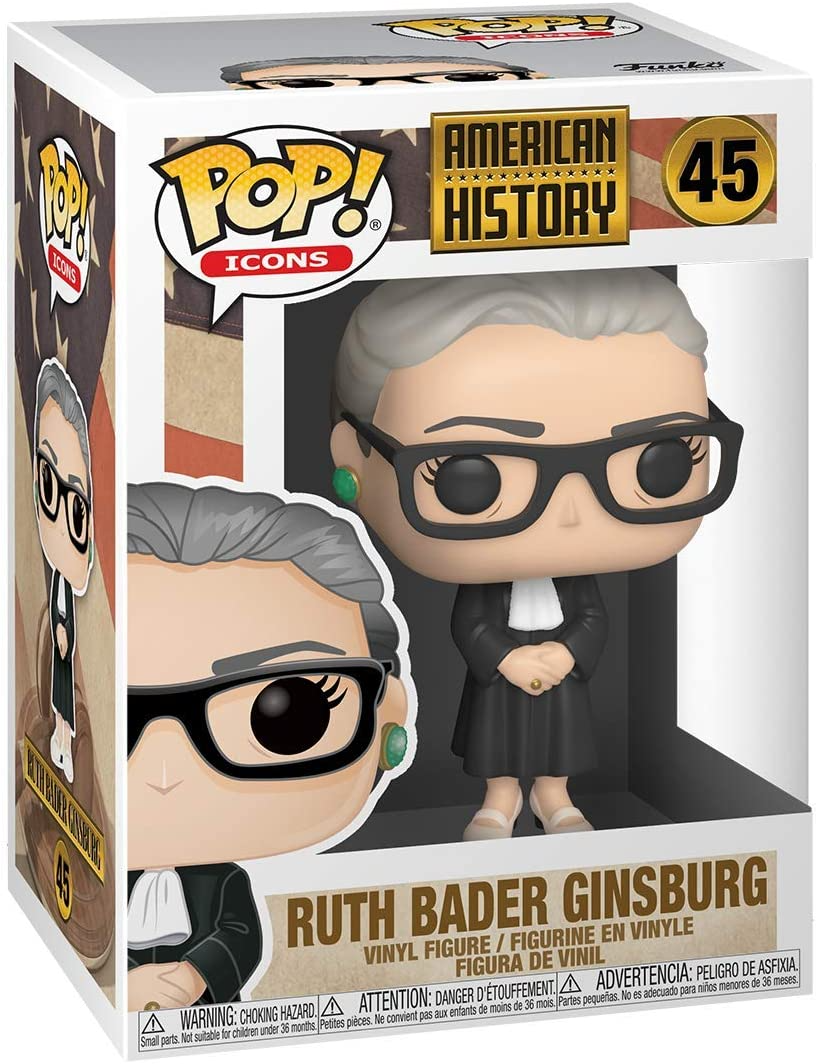 American History #45 - Ruth Bader Ginsburg - Funko Pop! Icons *