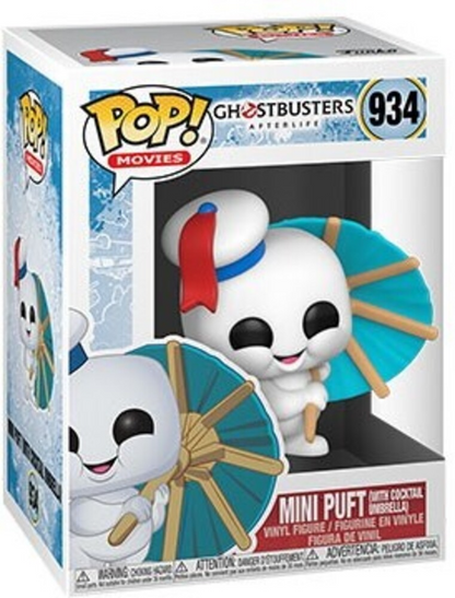Ghostbusters Afterlife #934 - Mini Puft with Cocktail Umbrella  - Funko Pop! Movies