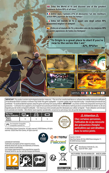 Ys Origin (EUR)*