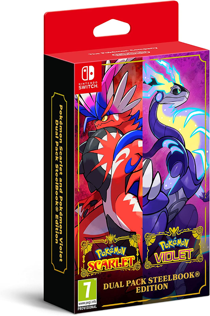 Pokémon Scarlet and Pokémon Violet Dual Pack SteelBook Edition (EUR)