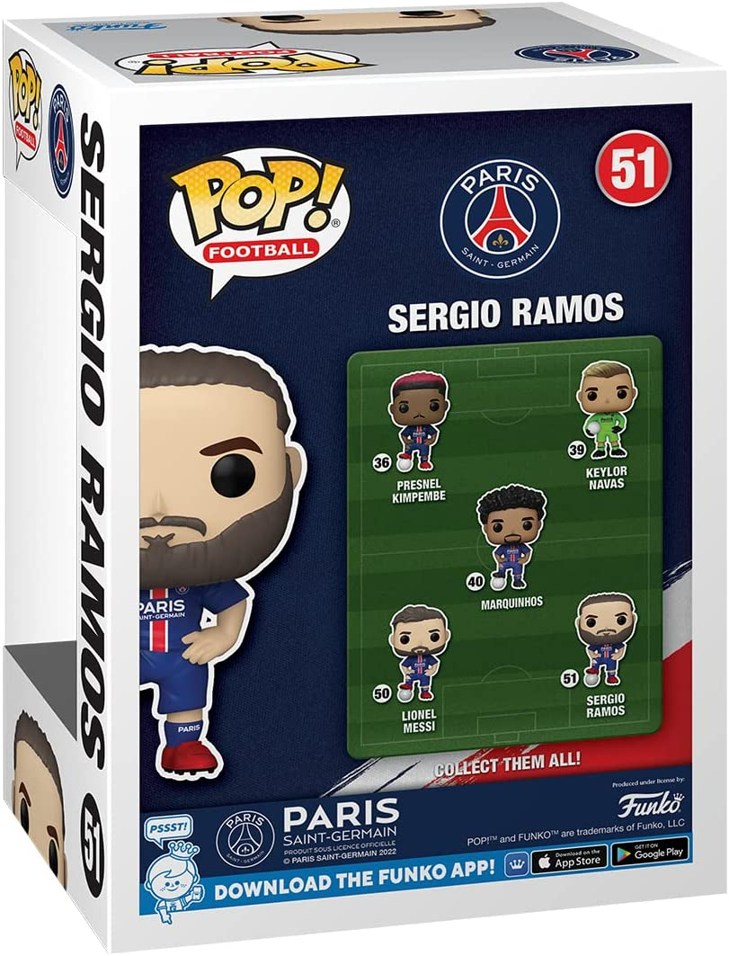 Paris Saint-Germain #51 - Sergio Ramos - Funko Pop! Football