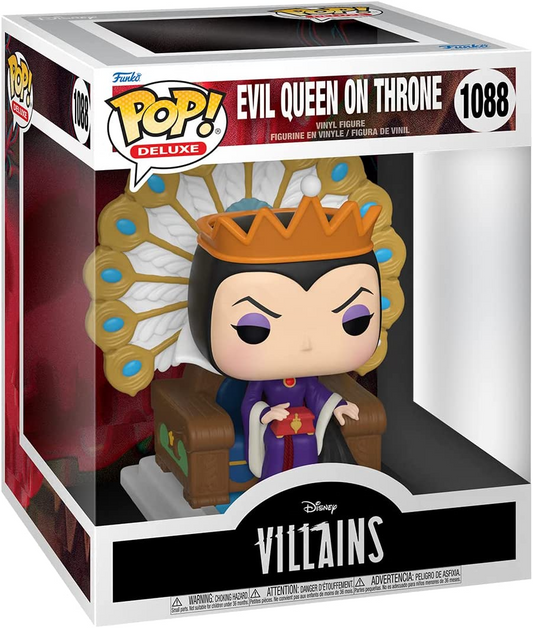 Villains #1088 - Evil Queen on Throne - Funko Pop! Deluxe*