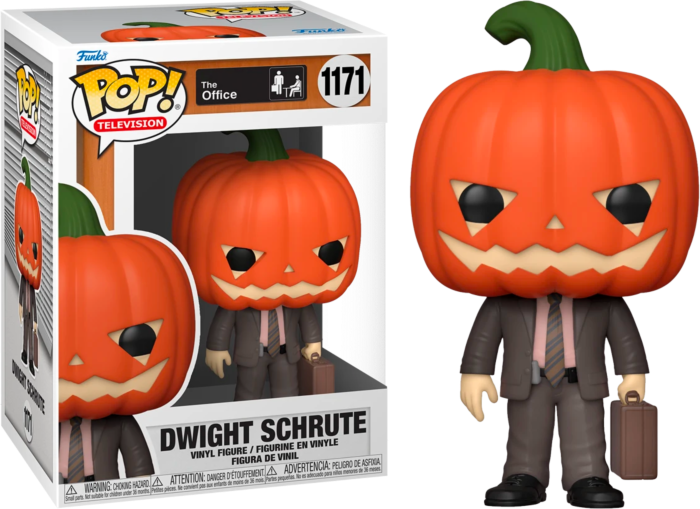 The Office #1171 - Dwight with Pumpkinhead - Funko Pop! TV
