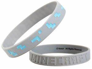 MINECRAFT BRACELET GRAY