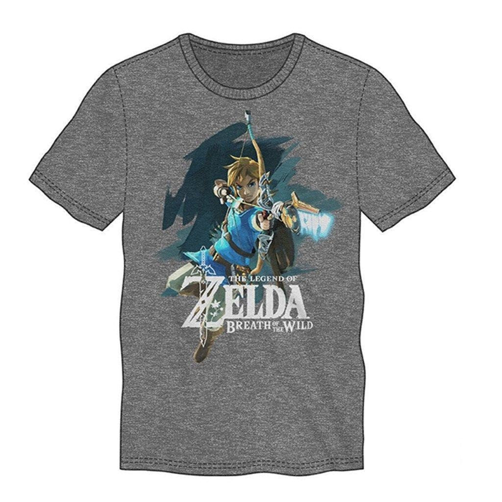 The Legend of Zelda Breath of the Wild Bow Grey Tshirt