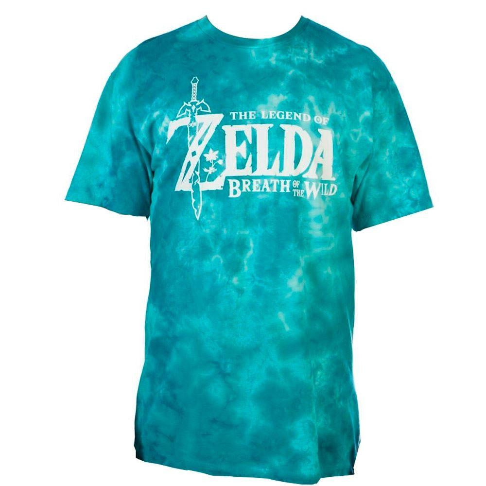 The Legend of Zelda Breath of the Wild Logo Tie Dye Tshirt